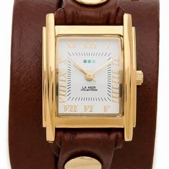 La Mer Collections Malibu Gold Chain Watch - Picture 7 of 11